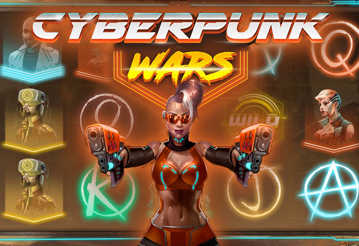 Cyberpunk Wars - Woohoo slot at Spin Dragons Casino Casino
