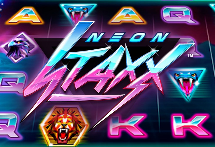 Neon Staxx - NetEnt slot at Spin Dragons Casino Casino