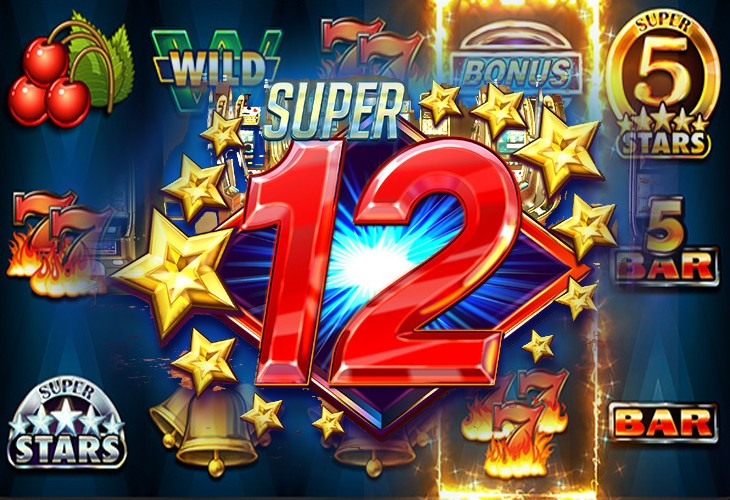 Super 12 Stars - Red Rake slot at Spin Dragons Casino Casino