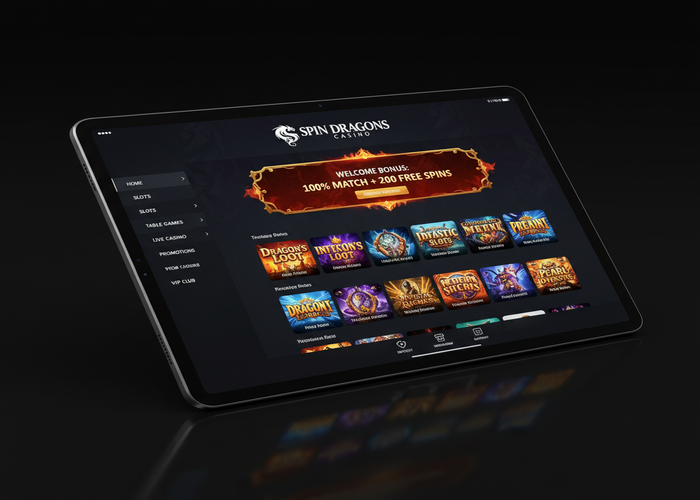 Spin Dragons Casino Casino in Tablet